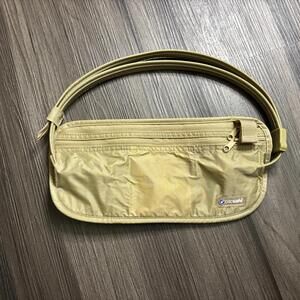 PacSafe PE100 Belt Bag Travel Waist Wallet Pouch Fanny Pack Tan